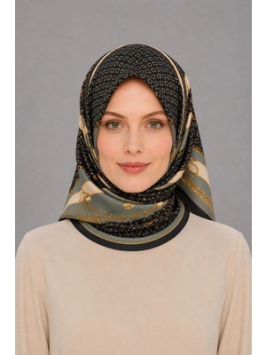 Lesscarves Twill Desenli Eşarp LS2201