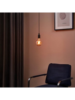 Eglo Amber G125 4W Amper 1700K Sarı LED Ampul, E27, 4.0W