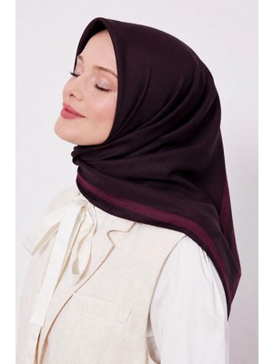 Lesscarves Çift Taraflı Düz Pamuk Ipek Eşarp LS2200