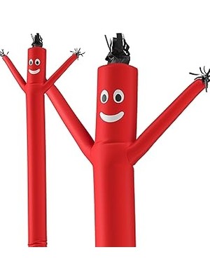 Uravas Store Torero Inflatables Lookourway Air Dansçı Hoch Tube Şişirilebilir Sabitleme, 20-Feet 20' Kırmız