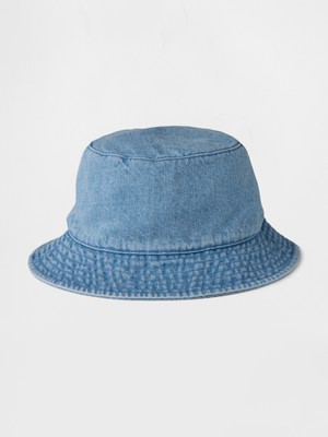 Gap Bebek Mavi Denim Bucket Şapka