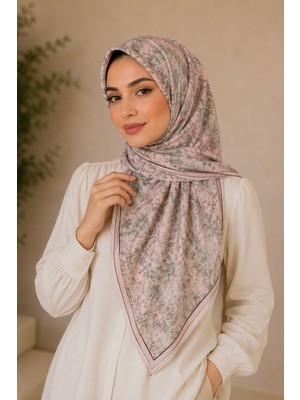 İmaj Butik Pudra Pamuklu Soft Eşarp