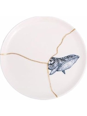 Uravas Store Porland Spirits Balina Düz Tabak 20 cm