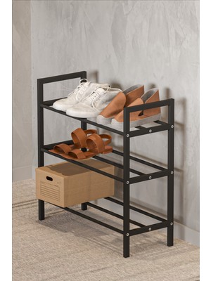 Retodesign 3 Katlı Ekol Metal Ayakkabılık 1893