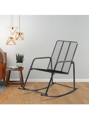Retodesign Metal Sallanan Sandalye/ Bebek Emzirme Koltuğu/baba Koltuğu 5085