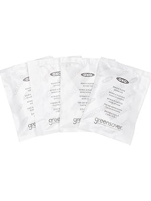 Uravas Store Oxo Good Grips Greensaver Aktif Karbon Filtre - Gıda Saklama Kutuları Için 4 Yedek Filtre