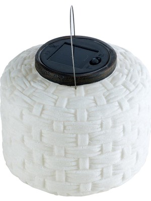 Paşabahçe Knitstone Solar Fener S Beyaz, Şık Dekoratif