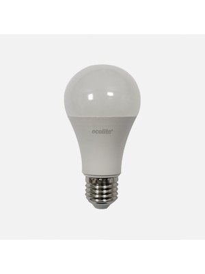 Ecolite A60 12W LED Ampul Sıcak Beyaz Işık (4000K), E27, 12.0W