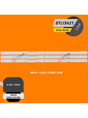 Uravas Store 32" Wismann,yumatu MKN-DLED-315M1-H08-A01 Tv Ledi