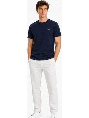 Lacoste Bisiklet Yaka Lacivert Regular Fit