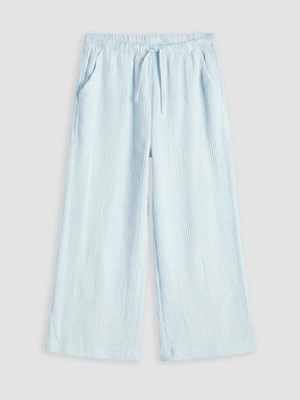 LC Waikiki Geniş Paça Kız Çocuk Müslin Kapri  (S6)