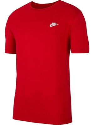 Nike M Nsw Club Tee Hafif ve Esnek Erkek Günlük Tişört