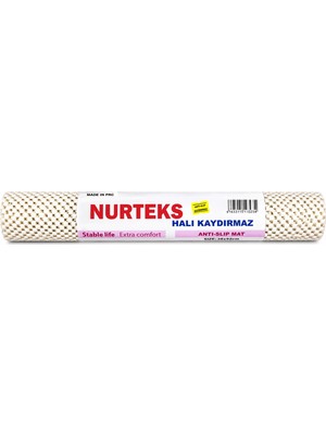 Nurteks Halı Kaydırmaz 38X92 cm Kaymaz Halı Altı Örtüsü Kaydırmaz Mat Çekmece Dolap Raf Içi Kaydırmaz Ped (Renk Seçenekli)