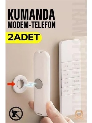 Uravas Store Mıknatıslı Çok Amaçlı Kumanda Telefon Tutucu 2 Adet 721182