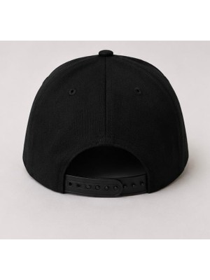 Gülümser Shop La Nakışlı Siyah Hip Hop Şapka