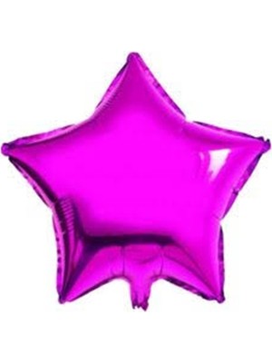 BenimMarifetlerim Pembe Yıldız Folyo Banlon 18 Inch 45 cm