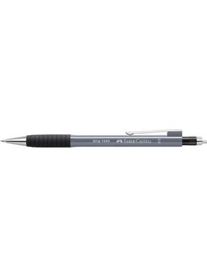 Faber-Castell Grip 1345/47 Versatil Kalem, 0.5 Mm, Gri, Ergonomik Tutuş, Yaylı Uç, Uzun Silgi,