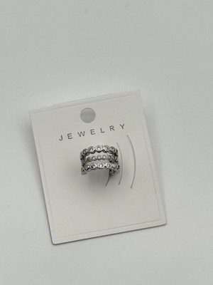 Piercing Kıkırdak Küpe Metal Işıltılı Stil