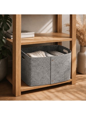 Less Home Keçe Zımbalı Raf Düzenleyici 36X25X20