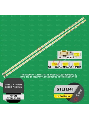Uravas Store Nordmende 32" THC315005 V1-L HKC-315-3T 19S2P,THC315005 V1-R Tv LED Bar