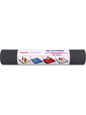 Nurteks Halı Kaydırmaz 38X92 cm Kaymaz Halı Altı Örtüsü Kaydırmaz Mat Çekmece Dolap Raf Içi Kaydırmaz Ped (Renk Seçenekli)