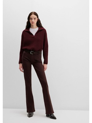 Mavi Molly Kahverengi Gabardin Pantolon 1013691199