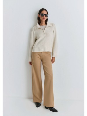 Mavi Malibu Bej Gabardin Pantolon 1010152-91198