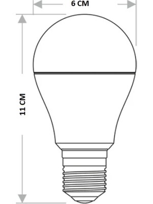 Cata E27 220V 12W 6400K Dimlenebilir LED Ampul