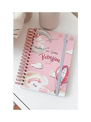 Uravas Store Le Color Bebek Anı ve Anne Hamile Günlüğü Albüm Defter Kız