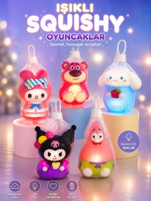 Takı Seti Squishy Anahtarlik Işıltılı Stil