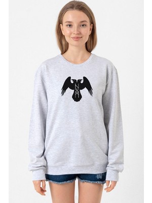Tshirthane Thor's Ravens Huginn and Muninn Grimelanj Kadın 2ip Sweatshirt