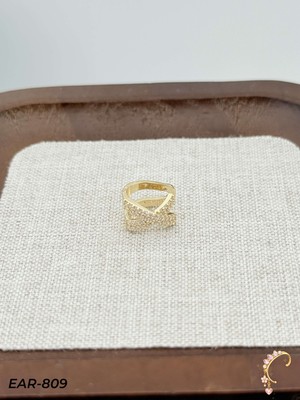 Piercing Kıkırdak Küpe Metal Işıltılı Stil