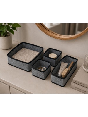 Less Home Keçe Çekmece Düzenleyici 4\'lü Set