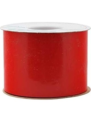 Uravas Store Berwick Offray Plastik Parlak Kurdele-2-1/2 Geniş x 50 Yards-Kırmızı Kurdele