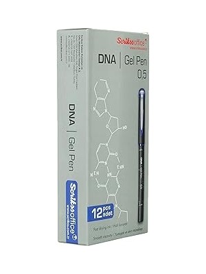 Uravas Store Scrikss Office Dna Jel Tükenmez Kalem 12'li Ambalaj Mavi 0.5 mm