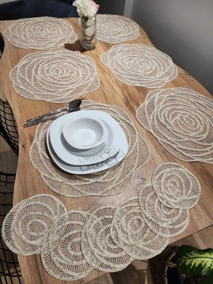 Yalıns Home Rose Lüx Amerikan Servis 12 Parça (6 Supla) (6 Bardak Altılığı)Modern Simli