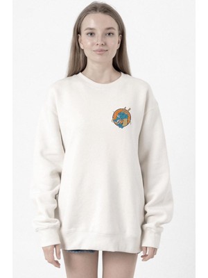 Tshirthane Dragon Ball Z Anime Shenron Beyaz Kadın 2ip Sweatshirt
