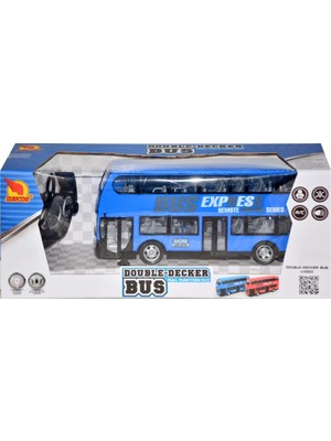 Uravas Store 01988 Uzaktan Kumandalı Işıklı Çift Katlı Otobüs