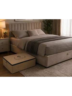 Less Home Bazaaltı Keçe Sandık - Mega