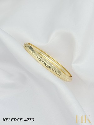 Bileklik Metal Zarif Hediye 14K Altın Kaplama
