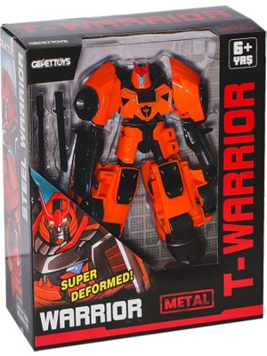 Uravas Store LJ1654 Metal Dönüşebilen Robot -Gepettoys