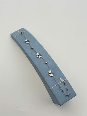 Bileklik Çelik Işıltılı Stil Paslanmaz Çelik