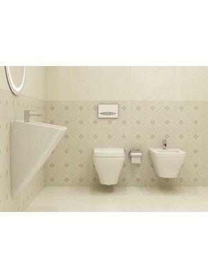 Bocchı Bocchi Firenze Rimless Asma Klozet - Parlak Beyaz - 1304-064-0128