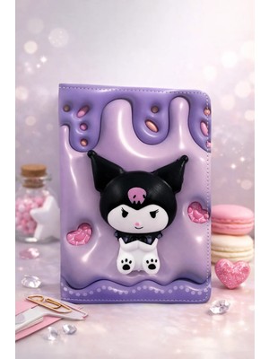 Takı Seti A5 Kapak Defter Kuromi Şık Hediye