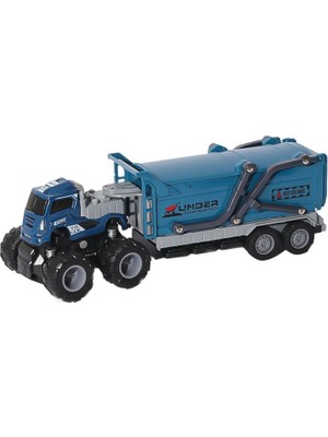 Uravas Store KLX600-377 Sürtmeli Die Cast 4x4 Kapalı Kasa Inşaat Tırı -Vardem