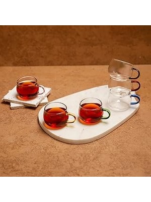 Uravas Store Perotti Cozy 6 Parça Cam Kupa 150 ml