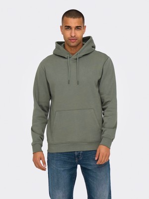 Only & Sons Onsconnor Lıfe Reg Koyu Gri Erkek Sweatshirt 22029225