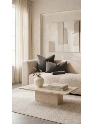 Kissen ''pera'' Premium Şönil Dokulu Dekoratif Kırlent Kılıfı 30X50 43X43 50X50