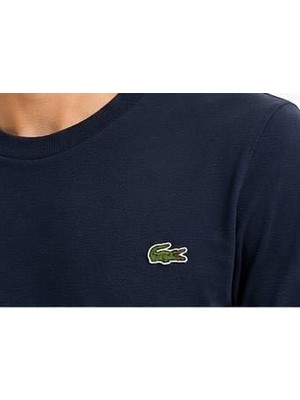 Lacoste Bisiklet Yaka Lacivert Regular Fit