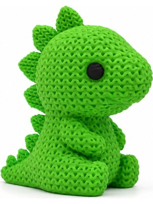 Yapı3D 🦖💚🧶 Örgü Dokulu Dekoratif Dinozor Figürü Modern Masa Süsü Ev Ofis Dekoru Raf Kitaplık Dekorasyonu
